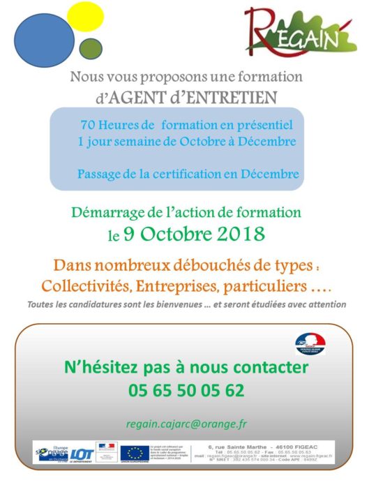 affiche info collectivecqp agent entretien