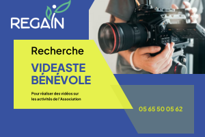 Regain recherche un vidéaste bénévole